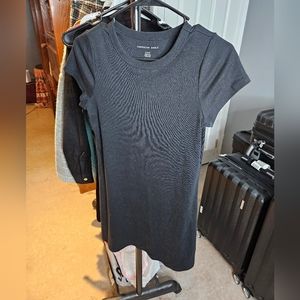 American Eagle Black T-shirt Dress